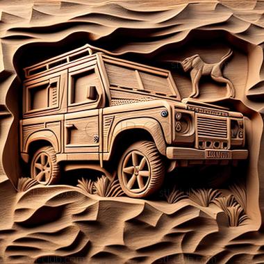 3D модель Land Rover Defender L663 (STL)